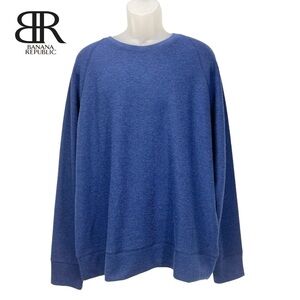 Banana Republic Men XL Blue Crewneck Pullover‎ Long Sleeve Shirt